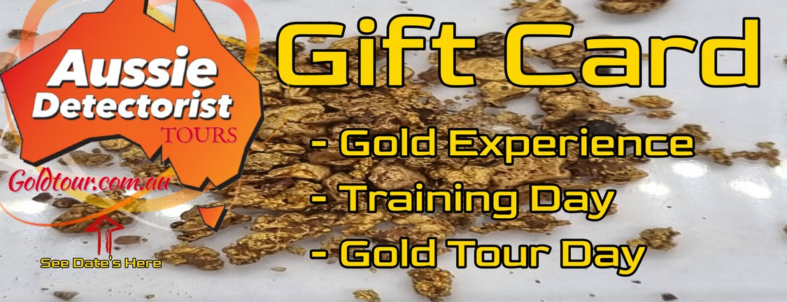 Aussie Detectorist GOLD Tours and Training Gift Cards