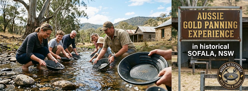 Aussie Gold Panning Experience in Sofala NSW